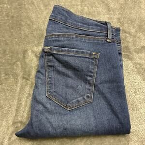 J Brand Womens Jeans Sz.26 Blue Denim Skinny Leg Dark‎ Wash Mid Rise Denim Pants